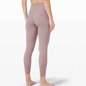 Lululemon Align High Rise Pant 25’ Scallop Violet Verbana Size 4